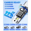 image:imageAUTOONE Latest H11B LED Bulb Plug and Play No Flickering 70000LM 6500K Easy 3 Min Install IP68 Rated Long Lifespan Pack of 29008 H13