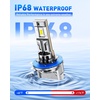 image:imageAUTOONE Latest H11B LED Bulb Plug and Play No Flickering 70000LM 6500K Easy 3 Min Install IP68 Rated Long Lifespan Pack of 2H11B