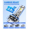 image:imageAUTOONE Latest H11B LED Bulb Plug and Play No Flickering 70000LM 6500K Easy 3 Min Install IP68 Rated Long Lifespan Pack of 2H11B