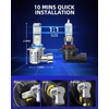 image:imageAUTOONE Latest H11B LED Bulb Plug and Play No Flickering 70000LM 6500K Easy 3 Min Install IP68 Rated Long Lifespan Pack of 2H8H11H9HB39005