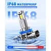 image:imageAUTOONE Latest H11B LED Bulb Plug and Play No Flickering 70000LM 6500K Easy 3 Min Install IP68 Rated Long Lifespan Pack of 2H9H11H8