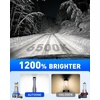 image:imageAUTOONE Latest H11B LED Bulb Plug and Play No Flickering 70000LM 6500K Easy 3 Min Install IP68 Rated Long Lifespan Pack of 2H9H11H8