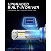 image:imageAUTOONE Latest H11B LED Bulb Plug and Play No Flickering 70000LM 6500K Easy 3 Min Install IP68 Rated Long Lifespan Pack of 2HB3 9005