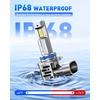image:imageAUTOONE Latest H11B LED Bulb Plug and Play No Flickering 70000LM 6500K Easy 3 Min Install IP68 Rated Long Lifespan Pack of 2HB4 9006