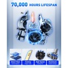 image:imageAUTOONE Latest H11B LED Bulb Plug and Play No Flickering 70000LM 6500K Easy 3 Min Install IP68 Rated Long Lifespan Pack of 2HB4 9006