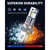 image:imageAUTOONE Latest H11B LED Bulb Plug and Play No Flickering 70000LM 6500K Easy 3 Min Install IP68 Rated Long Lifespan Pack of 2HB59007
