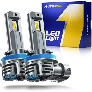 image:imageAUTOONE H11H9H8 LED Bulb 70000LM 11 Size No Flickering Quick Install Longer Lifespan 2PCSH11H8H9H16