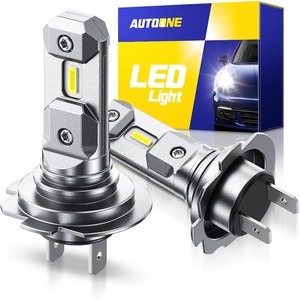 image:imageAUTOONE Latest H11B LED Bulb Plug and Play No Flickering 70000LM 6500K Easy 3 Min Install IP68 Rated Long Lifespan Pack of 2H7