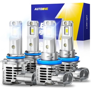image:imageAUTOONE Latest H11B LED Bulb Plug and Play No Flickering 70000LM 6500K Easy 3 Min Install IP68 Rated Long Lifespan Pack of 2H8H11H9HB39005