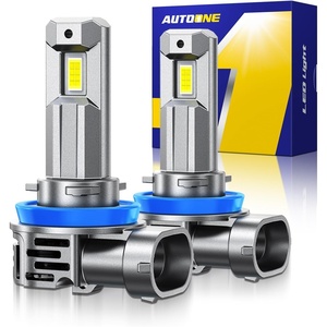 image:imageAUTOONE Latest H11B LED Bulb Plug and Play No Flickering 70000LM 6500K Easy 3 Min Install IP68 Rated Long Lifespan Pack of 2H9H11H8