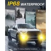 image:imageAUTOONE 880 LED Fog Light Bulbs 6500K Cool White 600 BrightnessAmber Yellow