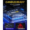 image:imageAUTOONE 880 LED Fog Light Bulbs 6500K Cool White 600 BrightnessAmber Yellow