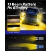 image:imageAUTOONE 880 LED Fog Light Bulbs 6500K Cool White 600 BrightnessAmber Yellow