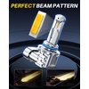 image:imageAUTOONE 880 LED Fog Light Bulbs 6500K Cool White 600 BrightnessAmber Yellow