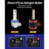 image:imageAUTOONE 880 LED Fog Light Bulbs 6500K Cool White 600 BrightnessWhite