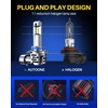 image:imageAUTOONE 9005 Bulbs 80000LM Bright 6000K White HB3 Light Bulb 99 Compat90059006