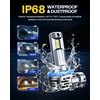 image:imageAUTOONE 9005 Bulbs 80000LM Bright 6000K White HB3 Light Bulb 99 Compat9005H11