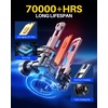 image:imageAUTOONE 9005 Bulbs 80000LM Bright 6000K White HB3 Light Bulb 99 Compat9005HB3