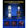 image:imageAUTOONE 9005 Bulbs 80000LM Bright 6000K White HB3 Light Bulb 99 Compat9007HB5