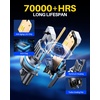 image:imageAUTOONE 9005 Bulbs 80000LM Bright 6000K White HB3 Light Bulb 99 Compat9007HB5