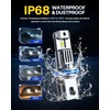 image:imageAUTOONE 9005 Bulbs 80000LM Bright 6000K White HB3 Light Bulb 99 Compat9007HB5