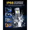 image:imageAUTOONE 9005 Bulbs 80000LM Bright 6000K White HB3 Light Bulb 99 CompatH139008