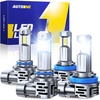 image:imageAUTOONE 9005 Bulbs 80000LM Bright 6000K White HB3 Light Bulb 99 Compat9005H11