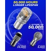 image:imageAUTOONE 194 LED Bulbs 168 2825 T10 W5W LED Bulbs 6000K White Pack of 10Amber