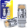 image:imageAUTOONE 194 LED Bulbs 168 2825 T10 W5W LED Bulbs 6000K White Pack of 10Amber