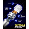 image:imageAUTOONE 194 LED Bulbs 168 2825 T10 W5W LED Bulbs 6000K White Pack of 10Amber