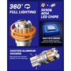 image:imageAUTOONE 194 LED Bulbs 168 2825 T10 W5W LED Bulbs 6000K White Pack of 10Amber