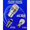 image:imageAUTOONE 194 LED Bulbs 168 2825 T10 W5W LED Bulbs 6000K White Pack of 10Amber