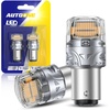 image:imageAUTOONE 194 LED Bulbs 168 2825 T10 W5W LED Bulbs 6000K White Pack of 10Amber