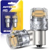 image:imageAUTOONE 194 LED Bulbs 168 2825 T10 W5W LED Bulbs 6000K White Pack of 10Amber