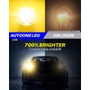 image:imageAUTOONE 194 LED Bulbs 168 2825 T10 W5W LED Bulbs 6000K White Pack of 10Amber