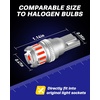 image:imageAUTOONE 194 LED Bulbs 168 2825 T10 W5W LED Bulbs 6000K White Pack of 10Red