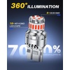 image:imageAUTOONE 194 LED Bulbs 168 2825 T10 W5W LED Bulbs 6000K White Pack of 10Red