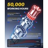 image:imageAUTOONE 194 LED Bulbs 168 2825 T10 W5W LED Bulbs 6000K White Pack of 10Red