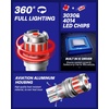 image:imageAUTOONE 194 LED Bulbs 168 2825 T10 W5W LED Bulbs 6000K White Pack of 10Red