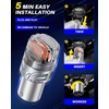 image:imageAUTOONE 194 LED Bulbs 168 2825 T10 W5W LED Bulbs 6000K White Pack of 10Red
