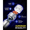 image:imageAUTOONE 194 LED Bulbs 168 2825 T10 W5W LED Bulbs 6000K White Pack of 10Red