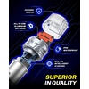 image:imageAUTOONE 194 LED Bulbs 168 2825 T10 W5W LED Bulbs 6000K White Pack of 10Red