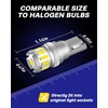 image:imageAUTOONE 194 LED Bulbs 168 2825 T10 W5W LED Bulbs 6000K White Pack of 10White