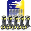 image:imageAUTOONE 194 LED Bulbs 168 2825 T10 W5W LED Bulbs 6000K White Pack of 10White