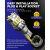 image:imageAUTOONE 194 LED Bulbs 168 2825 T10 W5W LED Bulbs 6000K White Pack of 10White