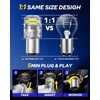 image:imageAUTOONE 194 LED Bulbs 168 2825 T10 W5W LED Bulbs 6000K White Pack of 10White