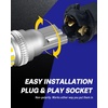 image:imageAUTOONE 194 LED Bulbs 168 2825 T10 W5W LED Bulbs 6000K White Pack of 10White