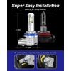 image:imageAUTOONE H11B LED Bulb 70000LM H11B Lights No Flickering Easy Install 70K Lifespan 2PCSH119005