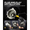 image:imageAUTOONE H11B LED Bulb 70000LM H11B Lights No Flickering Easy Install 70K Lifespan 2PCSH49003