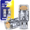 image:imageAUTOONE 194 LED Bulbs 168 2825 T10 W5W LED Bulbs 6000K White Pack of 10Amber Yellow